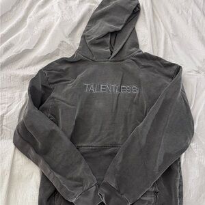 TALENTLESS Charcoal Men's Hoodie